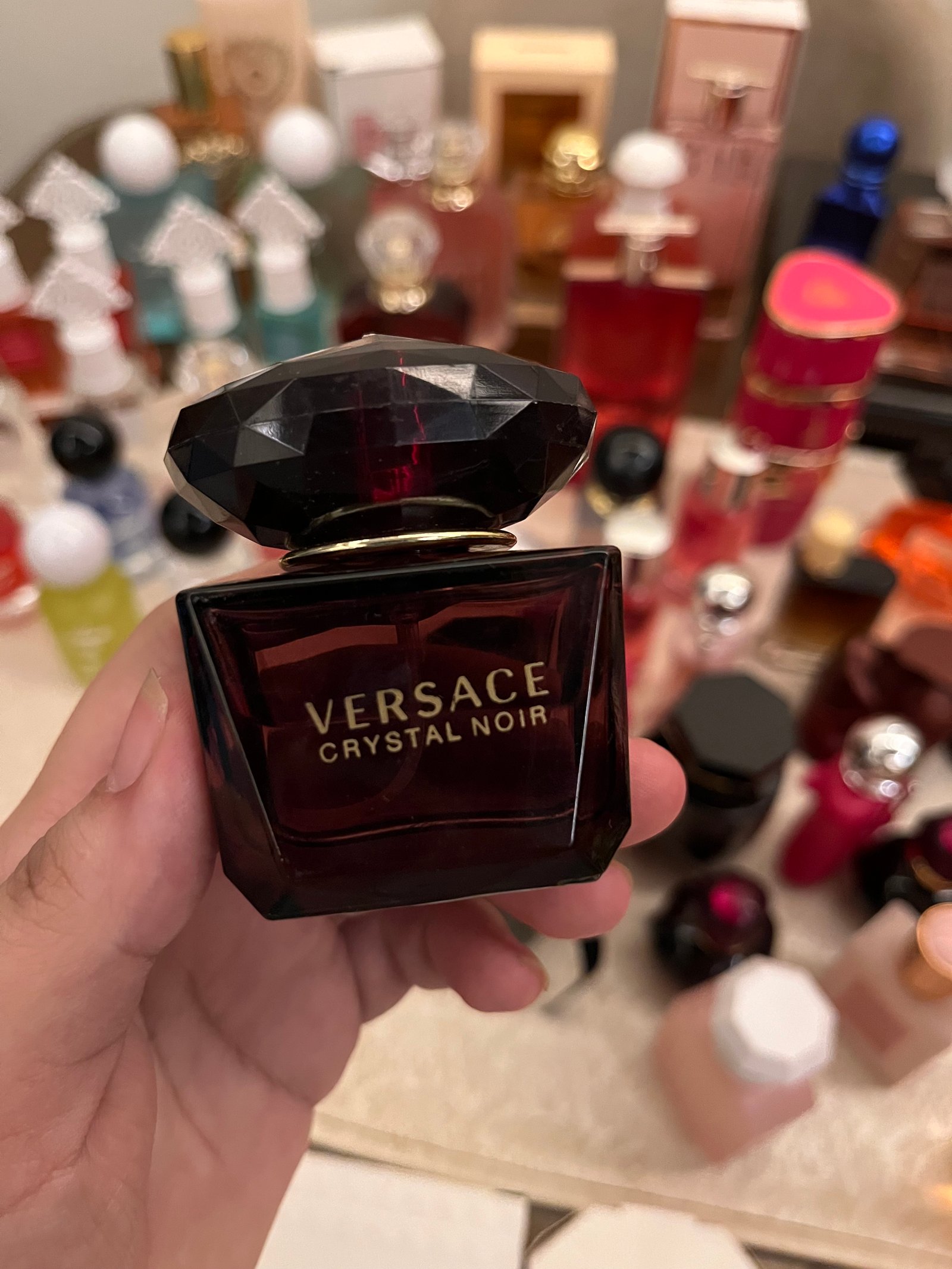 Versace crystal noir travel size