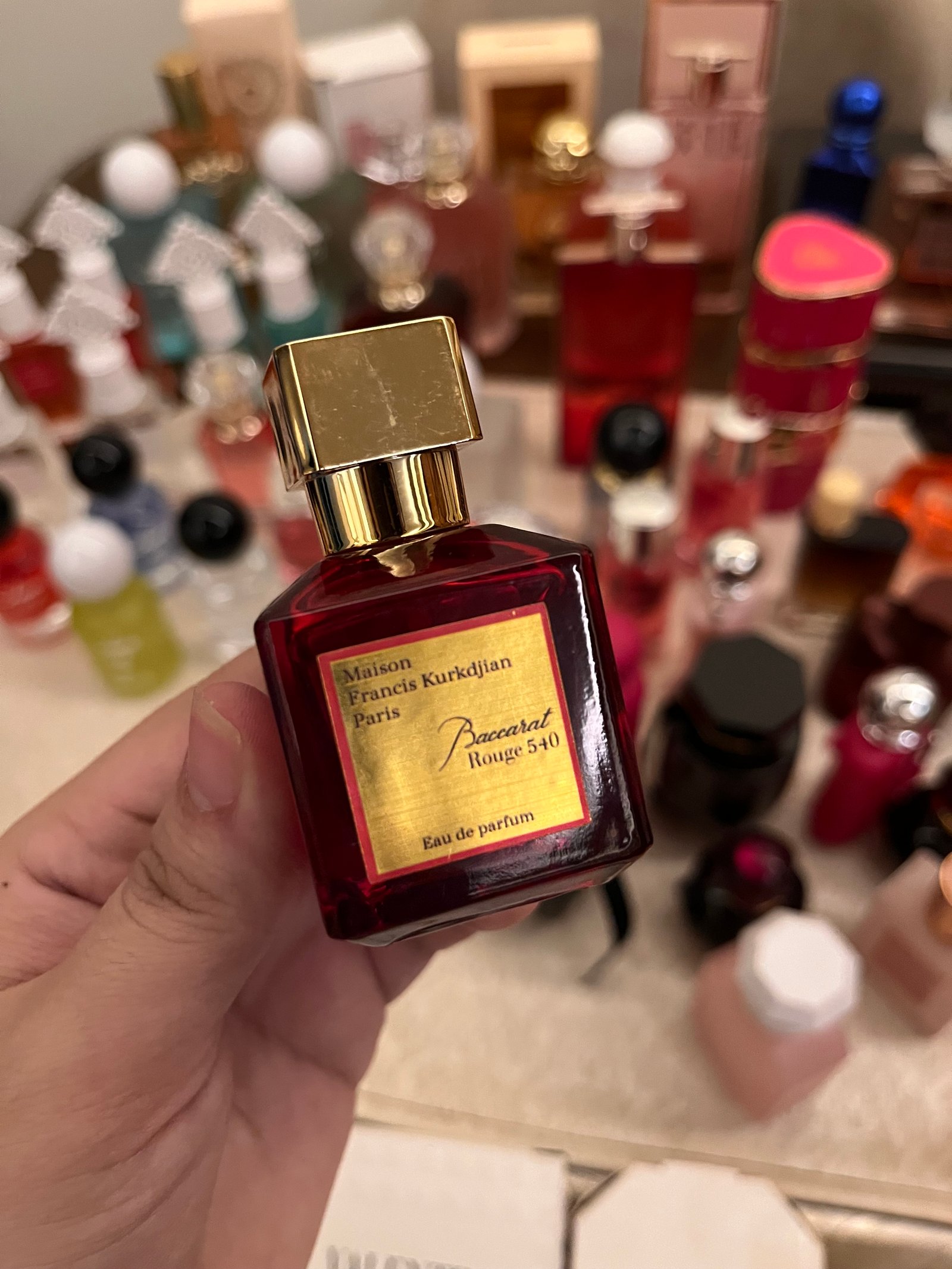 Baccarat rouge travel size