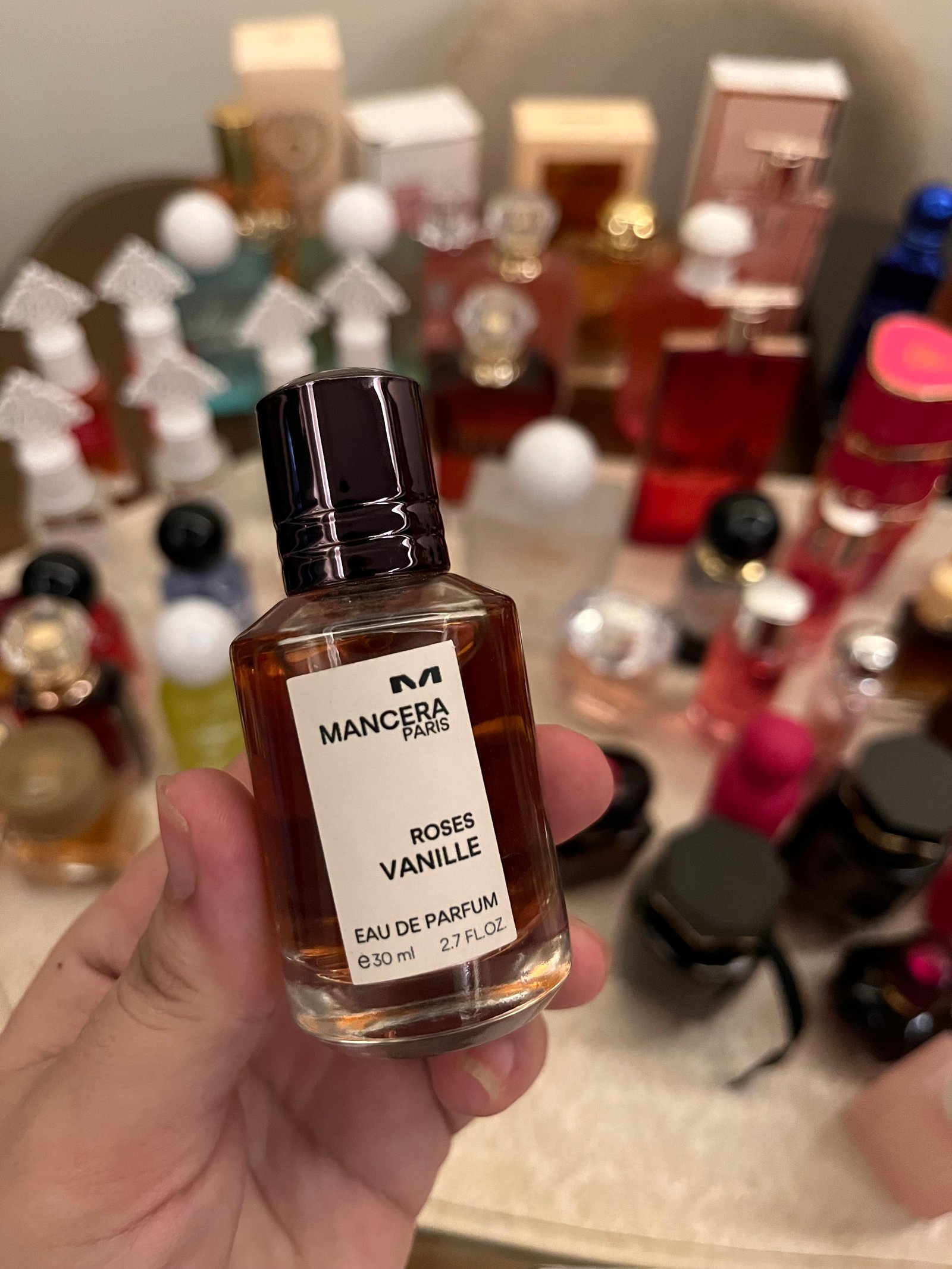 Manceraroses vanilla travel siza