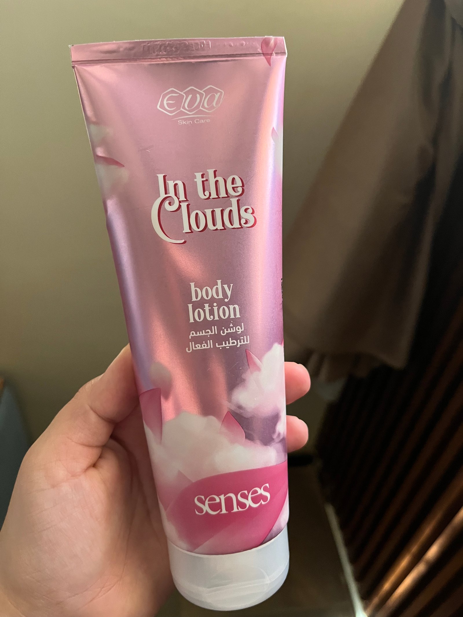 Evabody lotion in the clouds