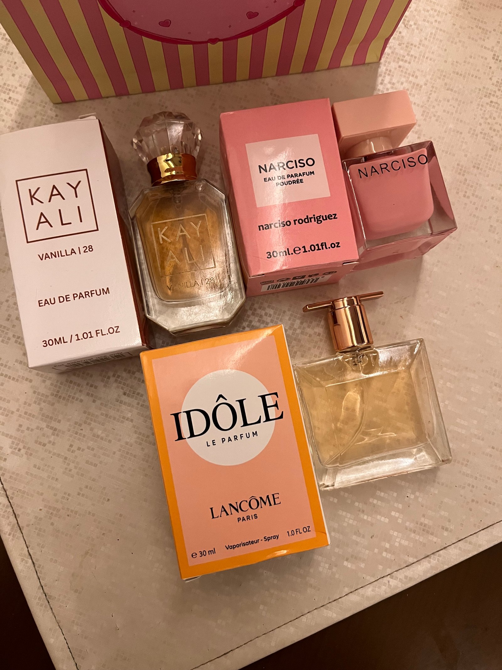 Mini perfume offer